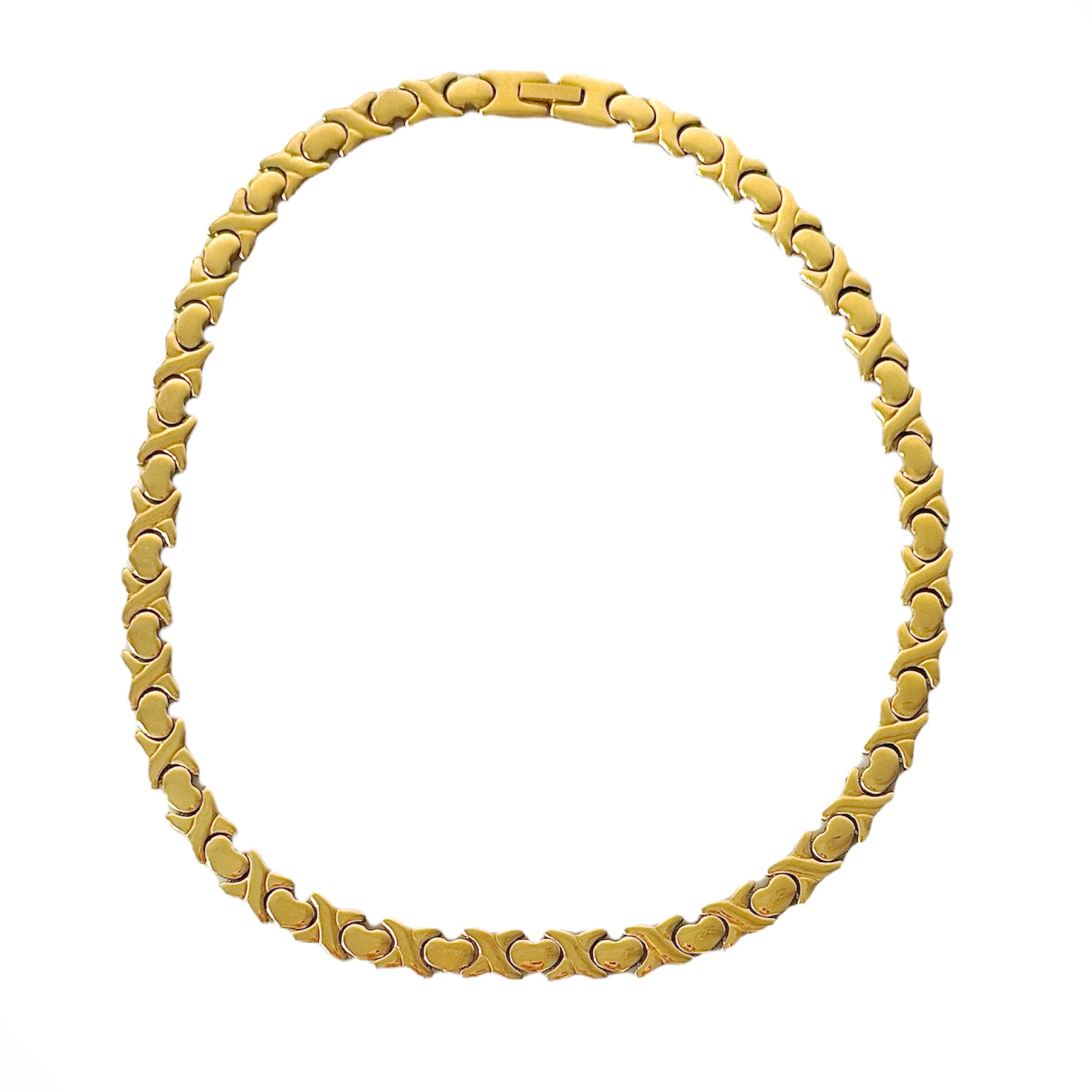 Valentine’s Day heart necklace. Xo necklace. Heart necklace. Vintage necklace