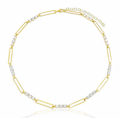 Elma CZ Diamond Necklace